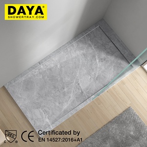 Patrón de mármol Bandeja de <span class=keywords><strong>ducha</strong></span> Walk-In Shower Pan Superficie mate Base de <span class=keywords><strong>ducha</strong></span> <span class=keywords><strong>Plato</strong></span> De <span class=keywords><strong>Ducha</strong></span> - Product Image 4