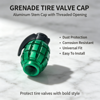 Accessoires de voiture : Nouveaux capuchons de valve de pneu personnalisés pour jantes en alliage – Style universel et personnalisé