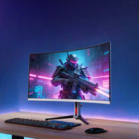 Moniteur de jeu 24 pouces 165 Hz 1 ms pour l'e-sport, cybercafé, panneau TN/IPS/VA 180 Hz, Full HD 2K, écran PC droit ou incurvé VESA