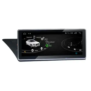 Audi A4 için Android 12 4 + 64GB 10.25 ''A4L A5 2G MMI 2004-2008 araba radyo gps navigasyon multimedya sistemi oyuncu radyo