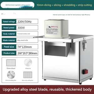 Cortadora <span class=keywords><strong>de</strong></span> Verduras Automática Industrial, Máquina Eléctrica <span class=keywords><strong>de</strong></span> Alta Capacidad para Procesar Cebollas, Papas y Zanahorias - Product Image 6