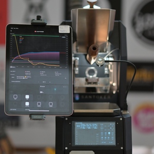 Torréfacteur à café Santoker, nouvelle technologie, mini, numérique, intelligent, 300g, torréfaction semi-directe à air chaud, tambour - Product Image 2