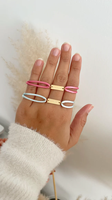 Bracelet personnalisé en soie double avec gravure sur mesure, nom, date, texte, bijou vierge gravable pour femme, cadeau de vacances