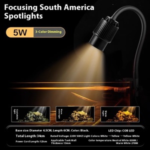 Calentador <span class=keywords><strong>LED</strong></span> Ajustable para <span class=keywords><strong>Acuario</strong></span>, Ecológico y de Primera Calidad, <span class=keywords><strong>Foco</strong></span> Resistente para Acuarios Sudamericanos, Paisaje Acuático con Plantas - Product Image 5