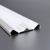 Luminaires linéaires LED modernes en plastique PC pour intérieur, étanches IP65, anti-éblouissement, anti-poussière, anti-insectes, écologiques, faciles à installer
