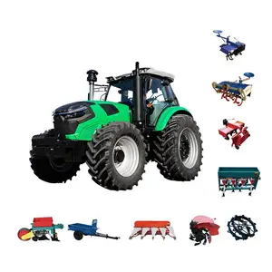 Machines agricoles de haute qualité, machines agricoles, moteur diesel avec tracteur de marche de 4w, livraison gratuite, prix bon marché à vendre