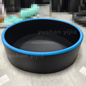 Gran oferta, parque infantil para interiores y exteriores, equipo de juego suave comercial, pozo de bolas redondo gigante con tobogán para juegos de niños - Product Image 3