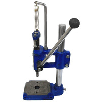 Machine à presser manuelle robuste et durable BWAER pour la pose de boutons-pression, rivets, œillets et perforations – Outil artisanal pour ceintures et sacs