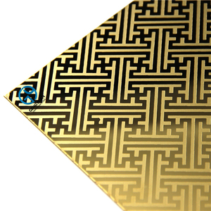 Tùy Chỉnh Hoang Dã Hạt Màu Đen Titan Màu Oiling Màu Thép Không Gỉ Tấm Tấm Cho Thiết Bị Nhà Bếp - Product Image 3