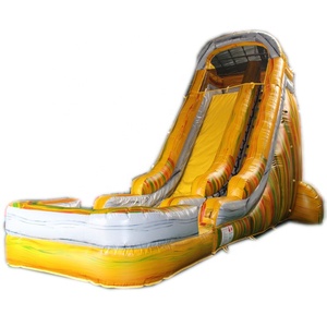 Inflatable Huge hấp dẫn vui vẻ Vàng trượt nước cho người lớn và trẻ em - Product Image 1