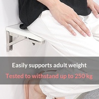 Support de fixation triangulaire pliable en acier inoxydable avec ressort, étagère d'angle réglable, étagère télescopique fixe