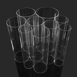 Venta Directa de Fábrica y Venta al por Mayor de Tuberías Resistentes a Altas Temperaturas y Retardantes de Llama, Tubos Cilíndricos Huecos de Plástico Acrílico - Product Image 3