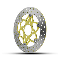 Nouveau disque de frein flottant en alliage d'aluminium CNC de haute qualité pour modification de moto, disque de frein avant 245MM