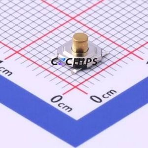 TS-1187A-B-F-B Tactile Switch SMD Switch Single Pole Single Throw Round Button 1.6N Vertical Mount - Product Image 1