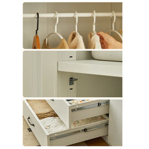 <span class=keywords><strong>Armadio</strong></span> in Metallo Adatto per Camere da Letto di Adulti e Bambini Facile da Assemblare - Product Image 3