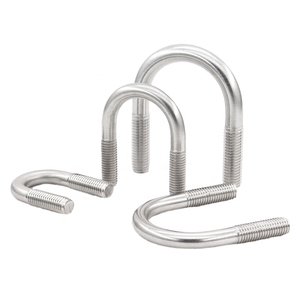 مصنع GB معيار U-bolt الطاقة الكهروضوئية على شكل حرف U المشبك الأسلاك الترباس الصف المجلفن على شكل حرف U لخط أنابيب الحماية من الحرائق - Product Image 5