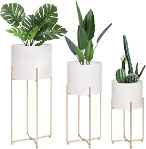 Patio <b>Plant</b> <b>Large</b> Support Metal Gold Modern Luxury Iron Powder Coated Wedding Decoration Flower Stand Planter for Home & Garden - Product Image 1