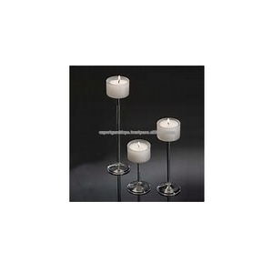 El último soporte de vela de diseño de vidrio para decoración del hogar Guru Kirpa Export House Soporte de vela hecho a mano Portavelas personalizado - Product Image 1