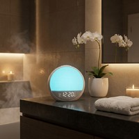 Machine à bruit blanc professionnelle avec 30 pistes bio-dynamiques, réveil intelligent avec lumière d'aube, veilleuse, OEM ODM