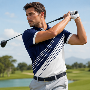 Polo de Golf Personalizado para Hombre, Sublimado, de Secado Rápido, Manga Corta - Product Image 1