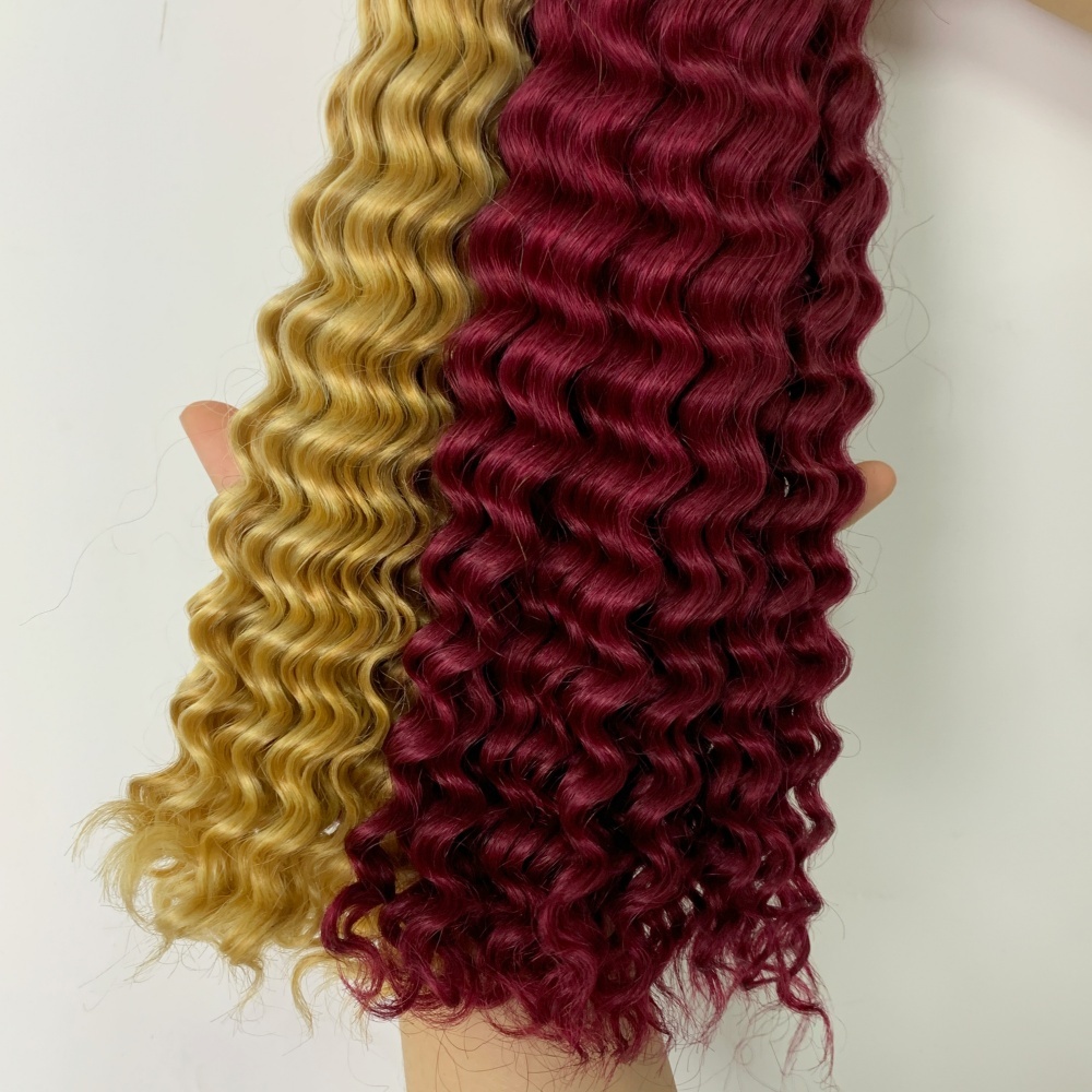 Vast Hair Workshop Craft Detail 6 for KAMA 100% Human Hair Extensions Curly Boho Braids Bulk Human Hair Bundles for Black Women