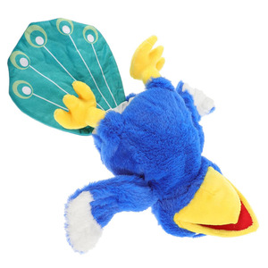 7149 Dễ Thương Phim Hoạt Hình Phong Cách Sang Trọng Con Công Thú Nhồi Bông Tay Con Rối Đồ Chơi Với Lớn Mở Miệng Cho Kể Chuyện Con Công Sang Trọng Con Rối - Product Image 2