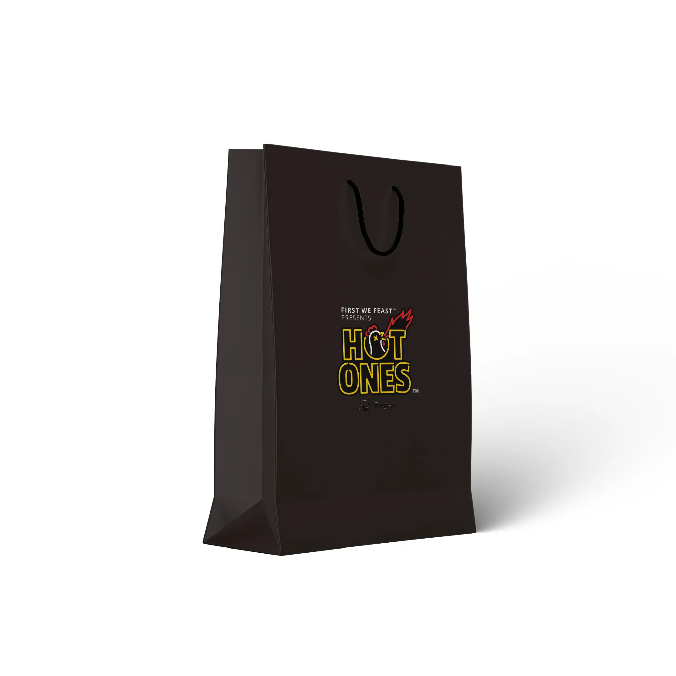 Custom Logo Luxury Paperbag Packaging Bag Sac En Papier Thank You Gift Bag Bolsa De Papel Paper Bag With Handle