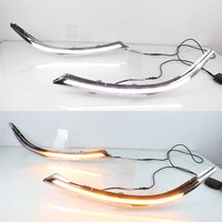 Lampu LED Aliran Sekuensial 12V High Bright untuk Lampu DRL Alis, Lampu Modifikasi Eksterior Mobil untuk Toyota Corolla 2014-2018 Spesifikasi AS