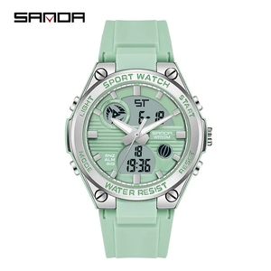 Sanda 6067 grand écran Sport <span class=keywords><strong>montre</strong></span> femmes sport électronique <span class=keywords><strong>montre</strong></span> numérique mâle multi-fonction extérieur étanche <span class=keywords><strong>montre</strong></span>-bracelet - Product Image 5