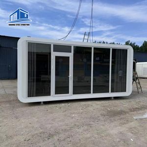 Casa Contenedor Prefabricada ShanHai Apple Cabin <span class=keywords><strong>de</strong></span> 20 pies/40 pies, Diseño Moderno con Panel Sándwich <span class=keywords><strong>de</strong></span> Acero, para Tienda y Uso Doméstico - Product Image 4