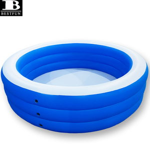 Grande piscine ronde gonflable en vinyle pour enfants, <span class=keywords><strong>pataugeoire</strong></span> hors sol pour jeux d'eau pour le <span class=keywords><strong>jardin</strong></span> - Product Image 2