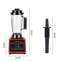 Hete verkoop 8000W 2-in-1 professionele heavy-duty krachtige fruitsapcentrifuge elektrische 3L smoothie mixer blender voor thuisgebruik KB12002