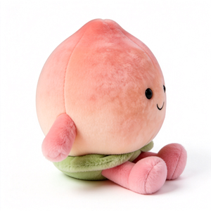 Juguete de Peluche de Durazno Rosa Personalizable, Juguete de Peluche de Durazno de Alta Calidad, Fruta de Peluche Suave con Manitas Pequeñas para Regalos Infantiles - Product Image 6