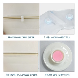 Bolsa de compresión compacta <span class=keywords><strong>para</strong></span> almacenamiento en sala de estar, solución organizadora doméstica que ahorra espacio - Product Image 5