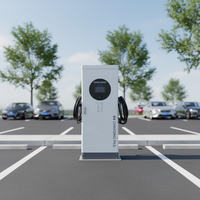 Nueva Estación de Carga Rápida para Vehículos Eléctricos de 120-240KW CC, Doble Conector CCS2 GBT OCPP1.6J, Montaje en Suelo para Autobuses de Uso Pesado