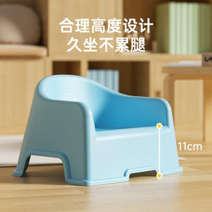 เก้าอี้เด็กน้องชูการ์บอยพร้อมพนักพิงสูง 11 ซม. ทนทานสำหรับใช้ในบ้านห้องนั่งเล่นเด็กอนุบาล - Product Image 1