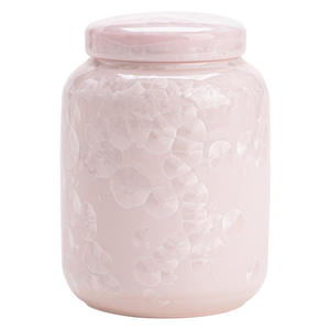 Boîte à thé en porcelaine de haute qualité, style zen, glaçure fleur de glace, cadeau artisanal de luxe pour thé en vrac et café - Product Image 6