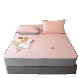 Ice Silk Mat <b>Cooling</b> Bedding Set 1.5m Summer Foldable Air Conditioning Mattress <b>Pad</b> Simple Style - Product Image 5