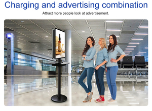 Sân bay tầng thường vụ sạc trạm quảng cáo điện thoại sạc nhanh kiosk với khung Áp phích - Product Image 3