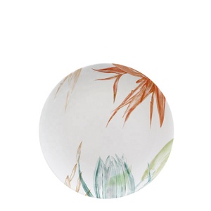 ชุดรับประทานอาหารค่ำเซรามิกลายกระดูกจีนลายป่าฝนเขตร้อนชุดรับประทานอาหารค่ำแบบตะวันตกพอร์ซเลนสีสันสดใสหรูหรา - Product Image 6