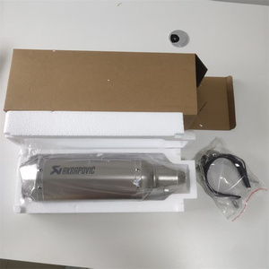 Pot d'échappement universel pour <span class=keywords><strong>moto</strong></span> de 51 mm, conçu pour 125 R5 GSXR125 PCX GY6, nouveau <span class=keywords><strong>silencieux</strong></span> modifié en acier inoxydable - Product Image 6