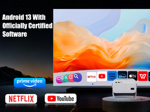 Proyector Inteligente Magcubic 1080P HD con Soporte 4K, Corrección Trapezoidal Automática y Enfoque Automático para un Rendimiento Superior con WiFi - Product Image 3