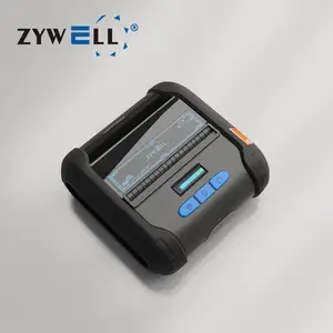 Mini Portable Printer For Stickers Label ZYWELL Hand Held 3inch Thermal Barcode Label Printer