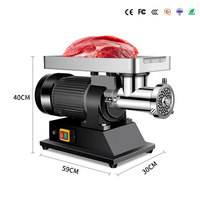 Nouvelle machine à hacher la viande congelée commerciale, hachoir à viande électrique automatique, 150 kg/h > 10 L, pour la maison, la cuisine, le restaurant, la ferme