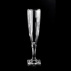 Copa de Champán de Cristal Transparente, Copa de Vino con Tallo para Brindis de Boda - Product Image 1