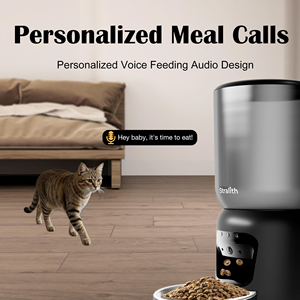 Comedero Inteligente Automático para Mascotas de Gran Capacidad, Dispensador de Comida para Perros y Gatos con Temporizador, Venta al por Mayor Directo de Fábrica - Product Image 3