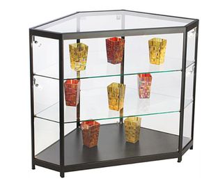 Vitrine en verre transparent avec <span class=keywords><strong>étagère</strong></span>s fixes, armoire de présentation, pour magasin de bijoux - Product Image 6
