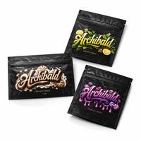 Sacs Mylar personnalisés imprimés pour bonbons comestibles, sachets en aluminium Mylar à fermeture éclair, pochettes verticales MOPP VMPET PE pour compléments alimentaires et bonbons