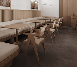 Sang Trọng Bàn Ăn Đặt 4 Ghế Bằng Gỗ Đồ Nội Thất Nhà Hàng Bàn Ăn Và Ghế Đặt Cho Khách Sạn Nhà Hàng Cafa - Product Image 5