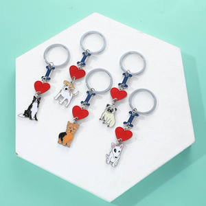 Buena calidad Changzhi 2023 nuevo llavero exquisito conejo coche cadena colgante cintura palabras en inglés americano - Product Image 3